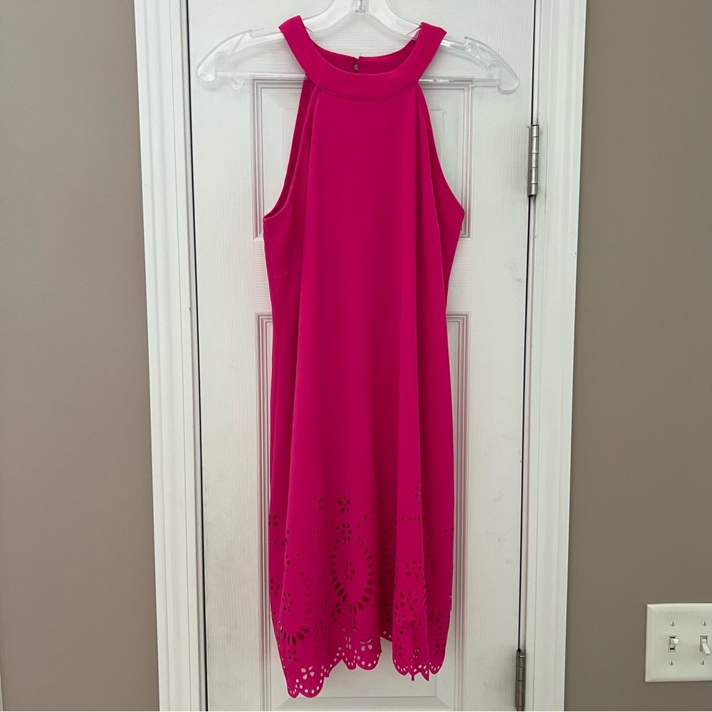 Xtraordinary Hot Pink Sleeveless Halter Dress Size XS